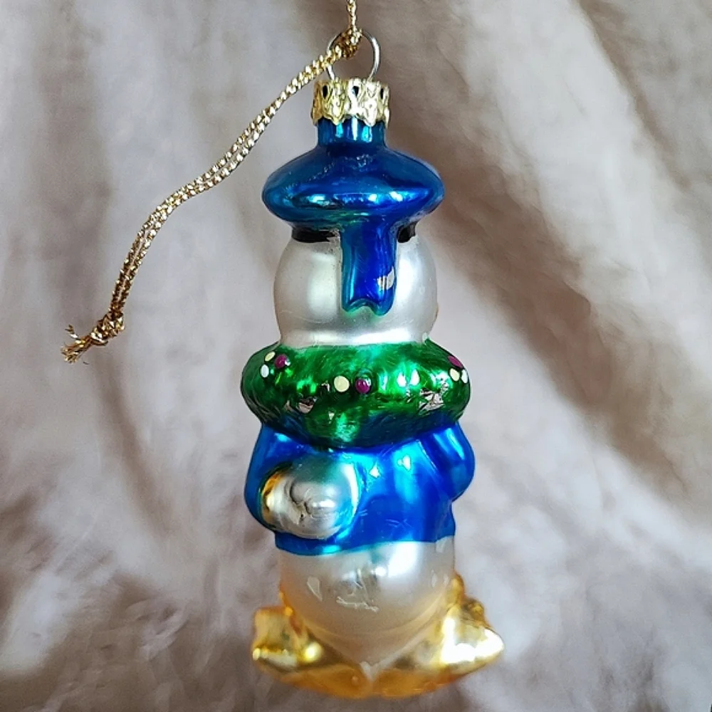 Donald Duck Mercury Blown Glass Figural Disney Vintage Christmas Tree Ornament